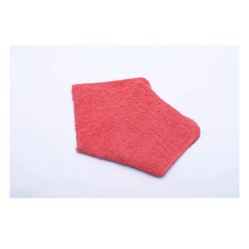 Mainstays cotton washcloths true bright 12- pack bundle in coral color